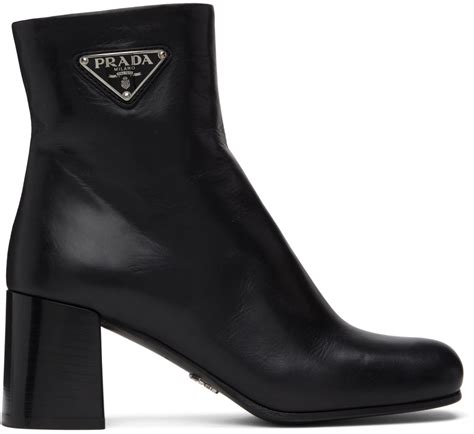 ssense prada boots|Prada: Black Rodeo Boots .